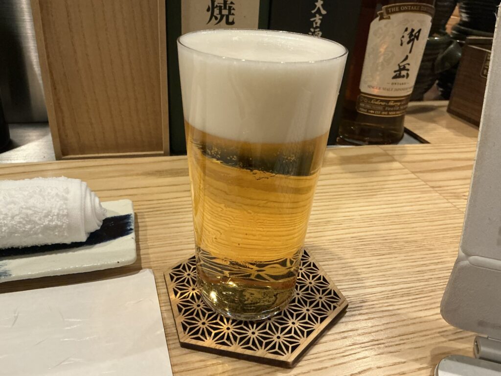なみの上のビール