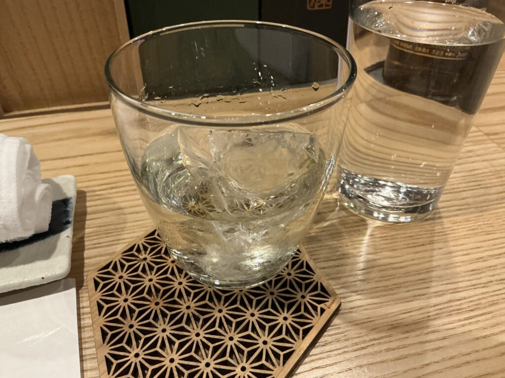 なみの上の焼酎