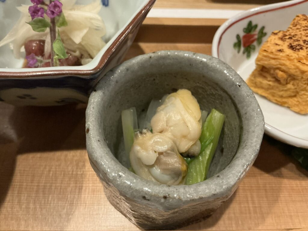 なみの上の季節のおばんざい五種盛り