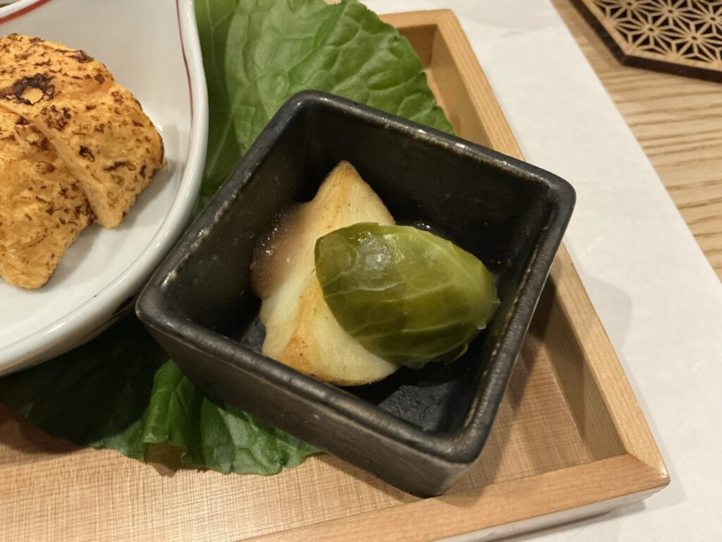 なみの上の季節のおばんざい五種盛り