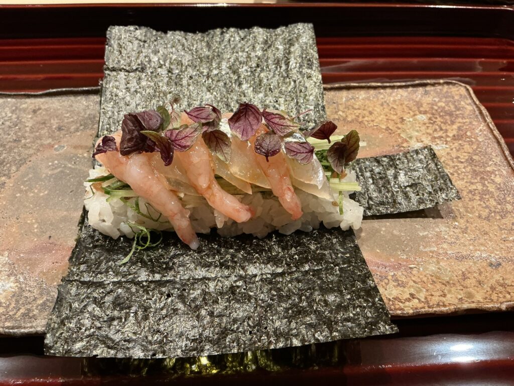 三田ゆうみの手巻き寿司