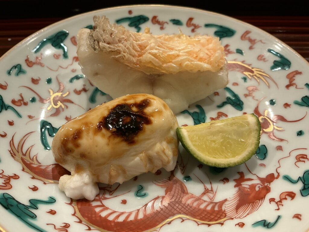 三田ゆうみのアマダイの松笠焼き