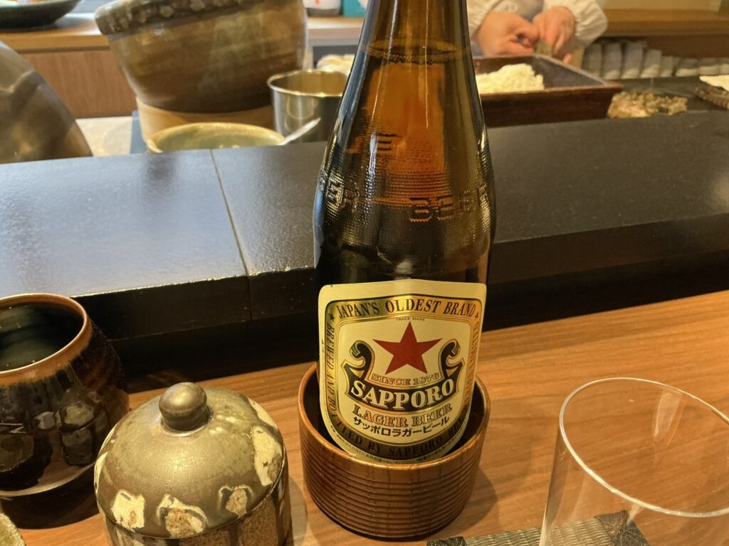 天々蕎々うめ庵のビール