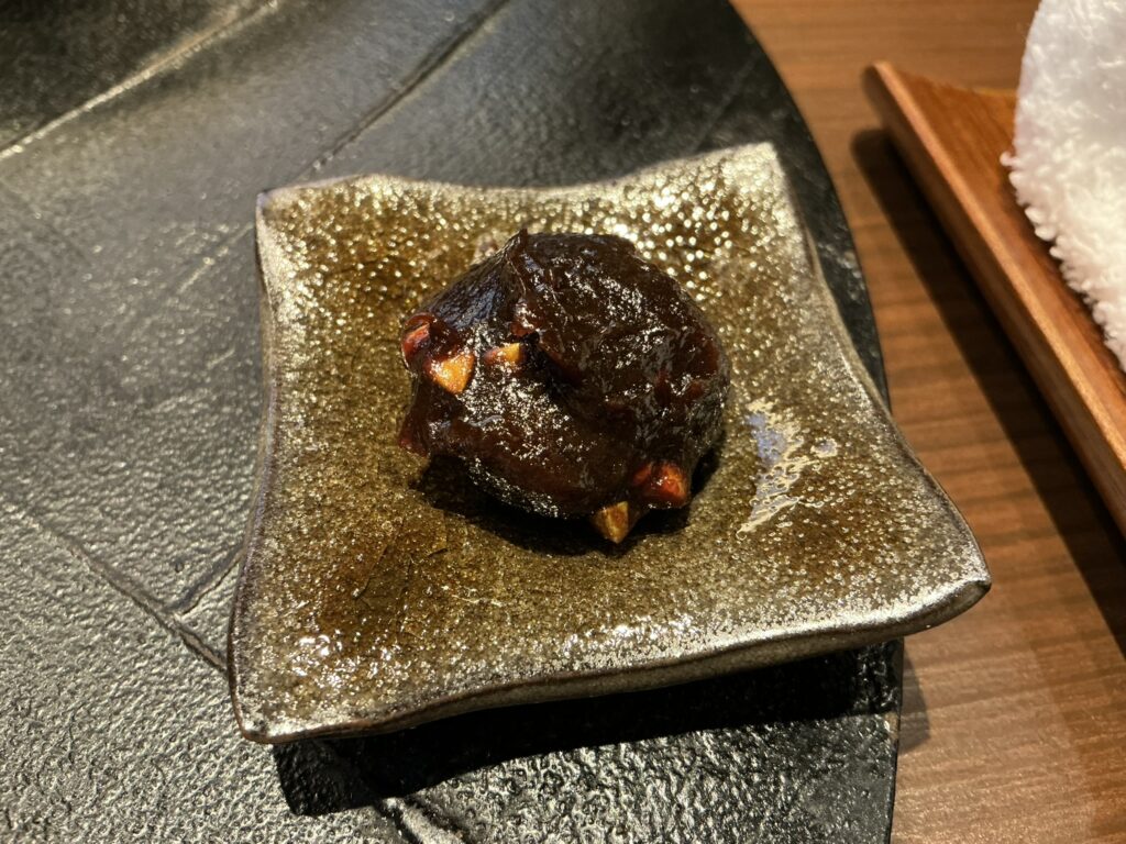 天々蕎々うめ庵の蕎麦味噌