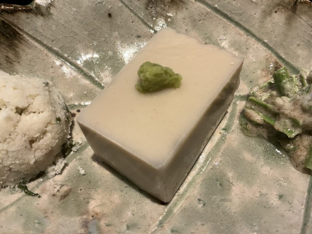 天々蕎々うめ庵の蕎麦豆腐