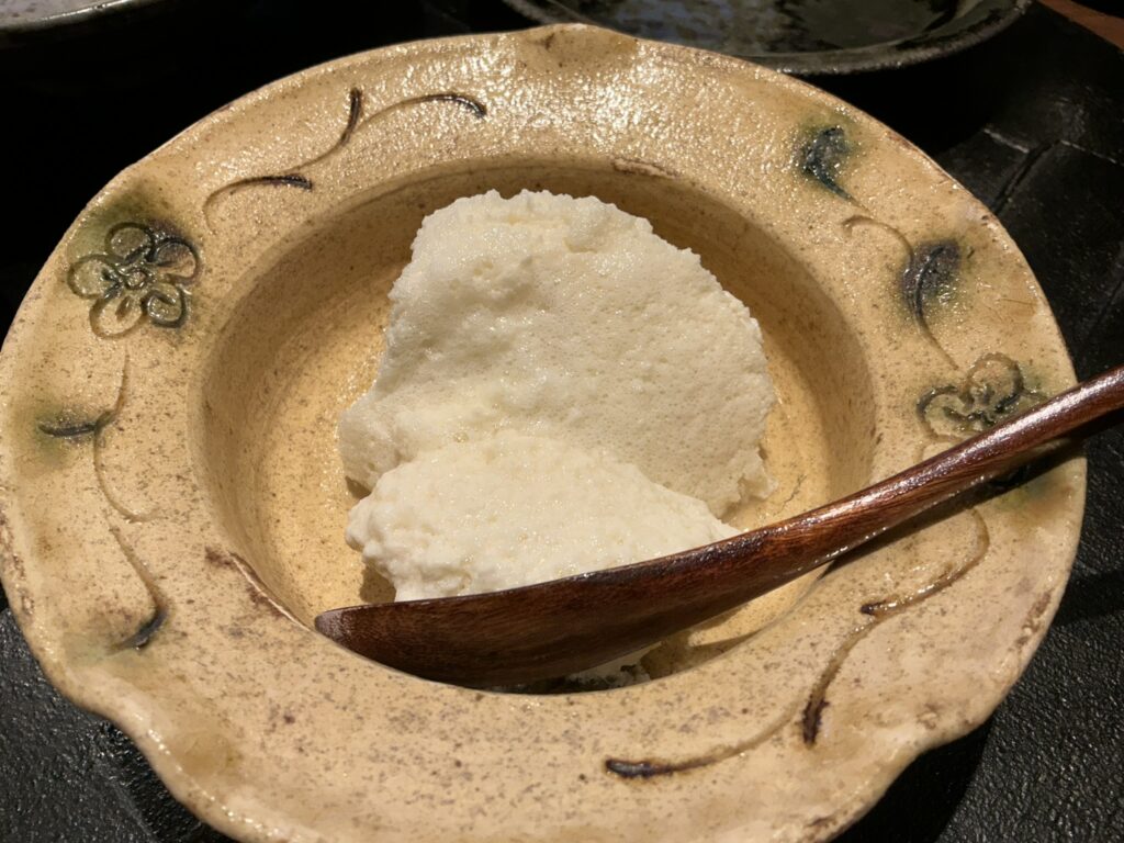 天々蕎々うめ庵のねむり豆腐