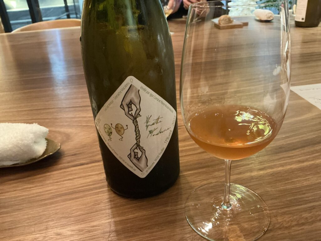 前芝料理店のワイン