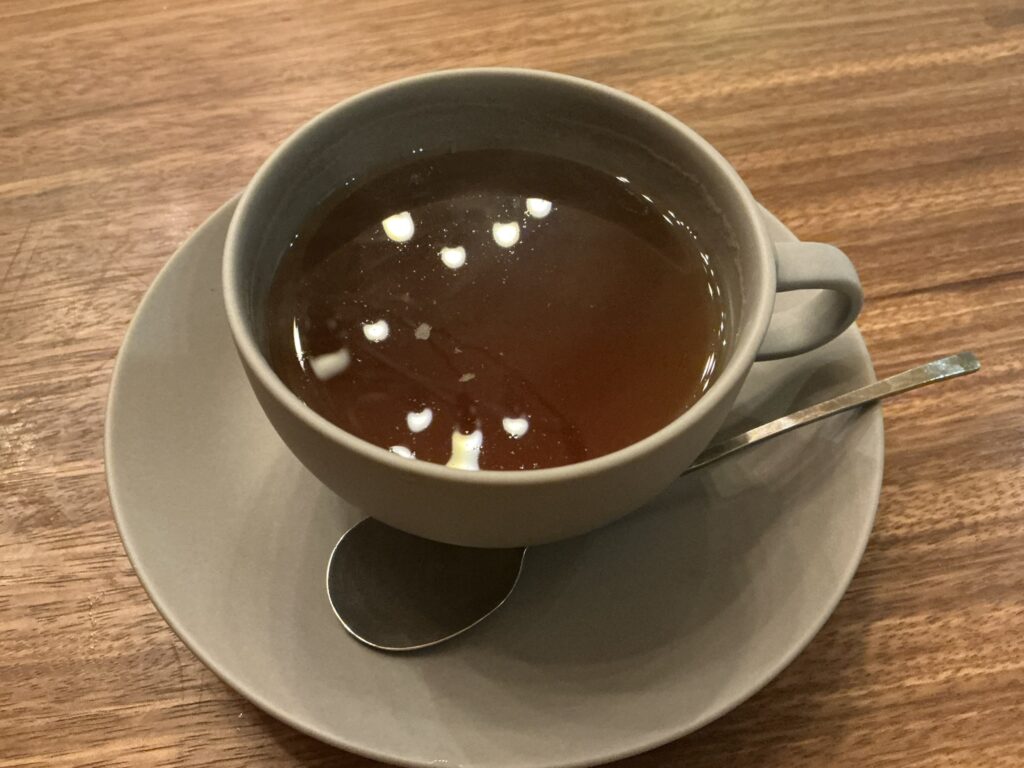 前芝料理店の紅茶