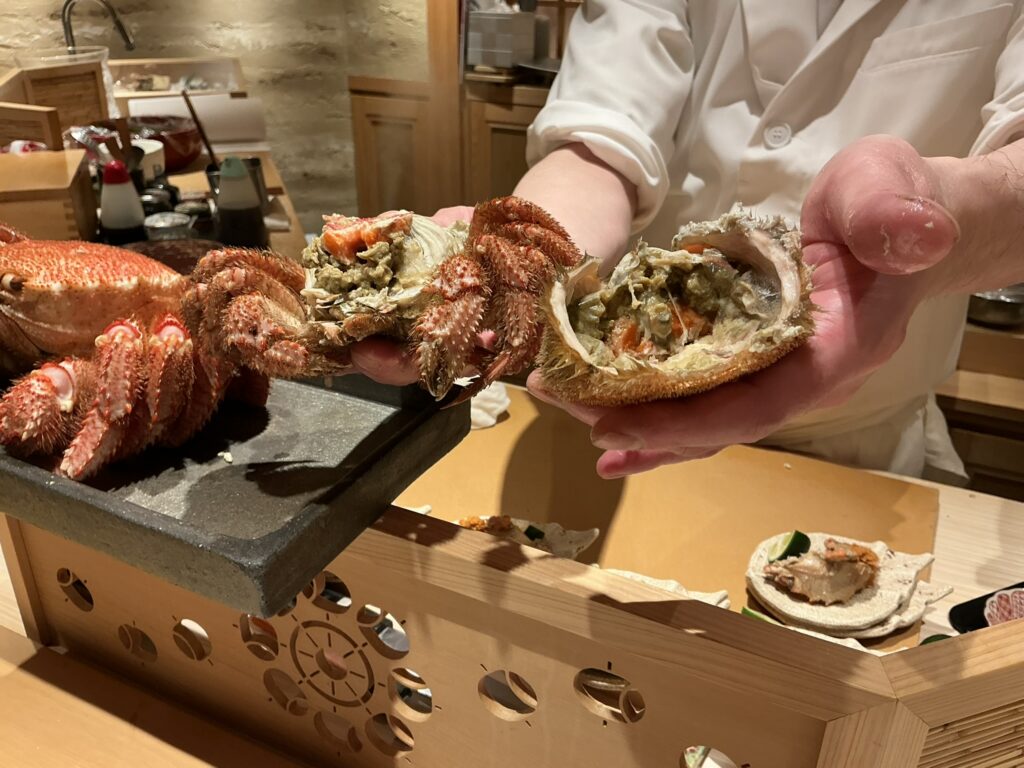 寿司栄のケガニ