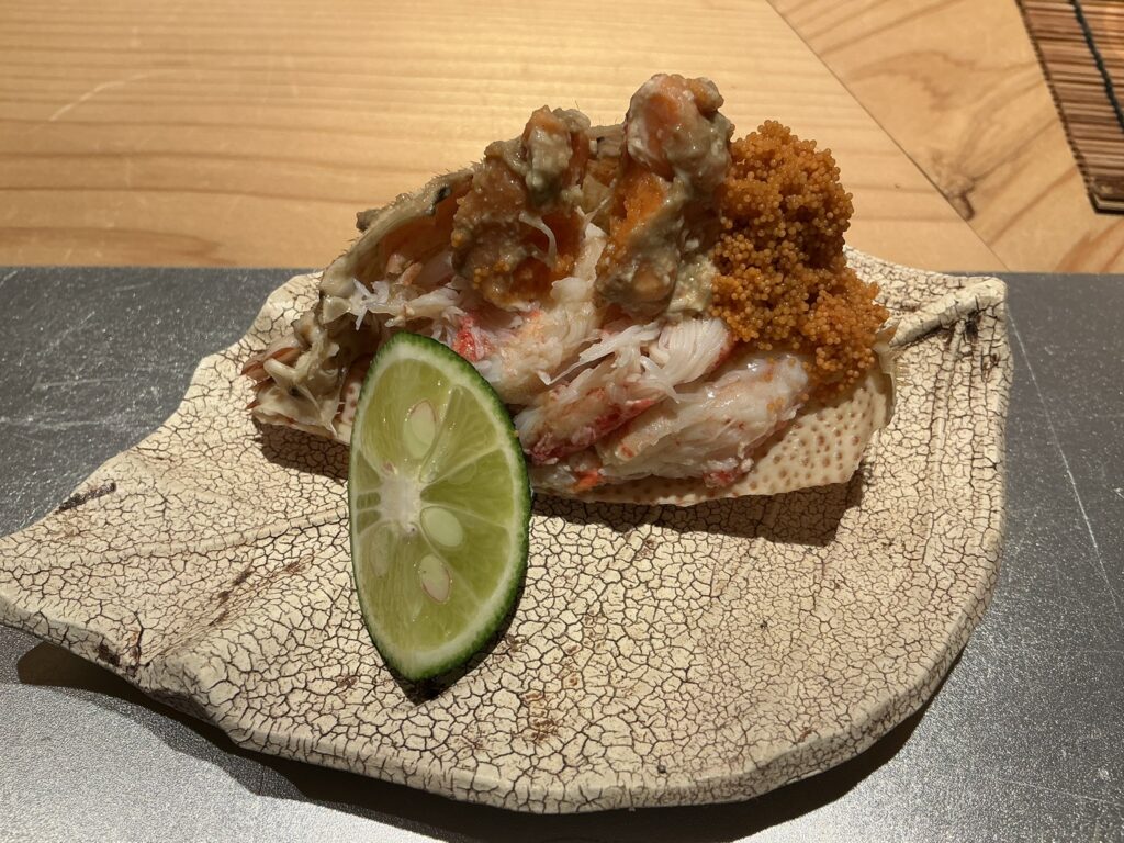 寿司栄のケガニ