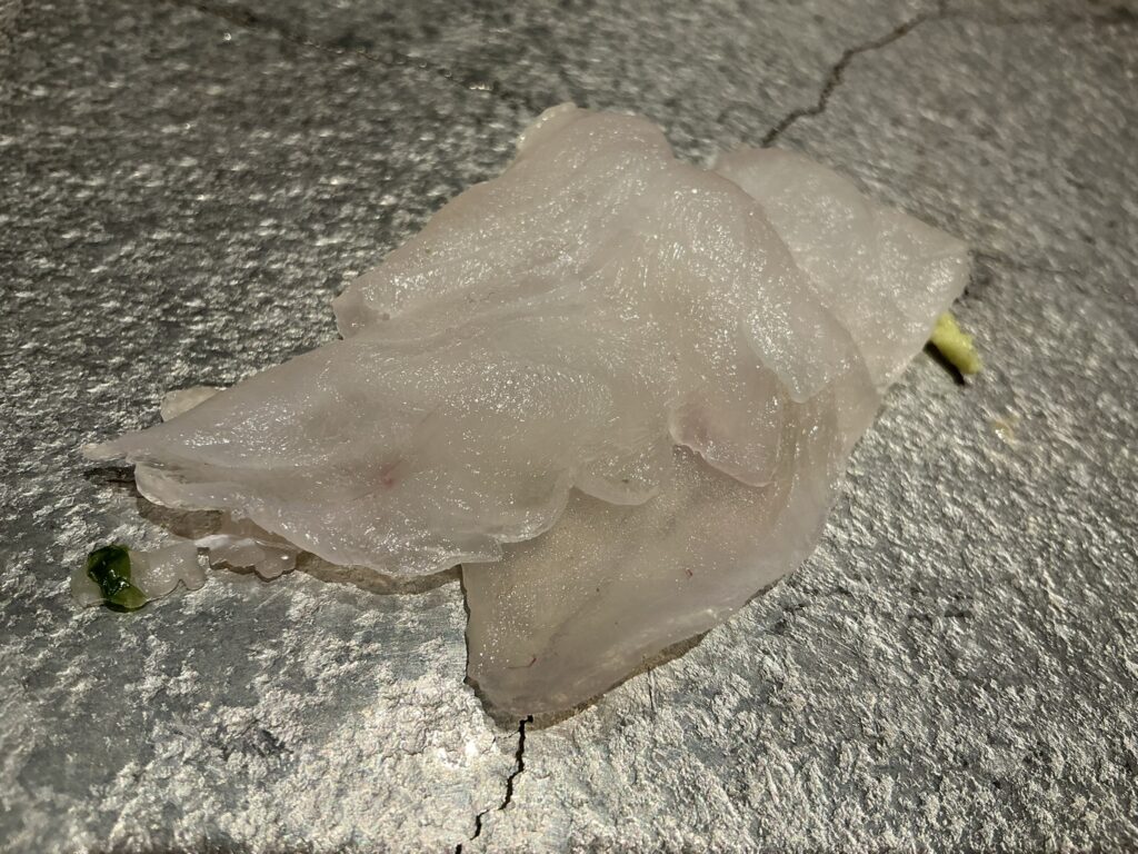 寿司栄のカワハギ