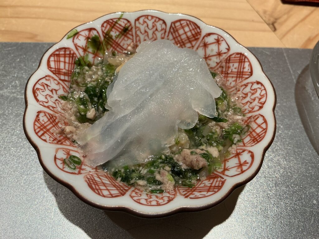 寿司栄のカワハギ