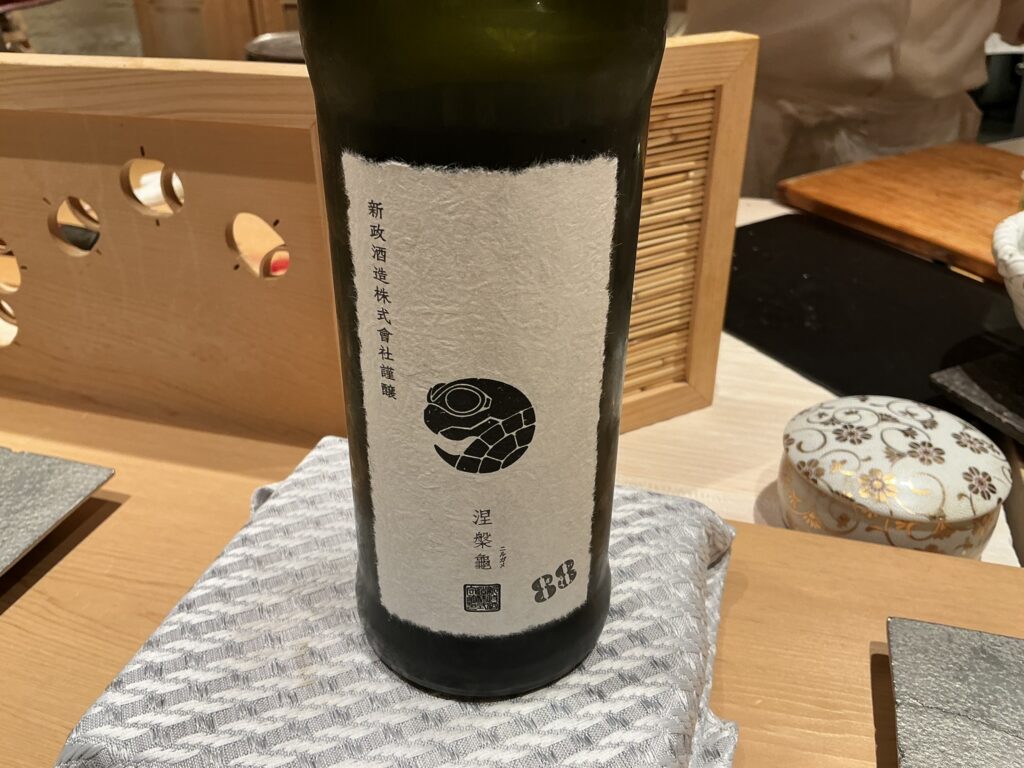 寿司栄の日本酒