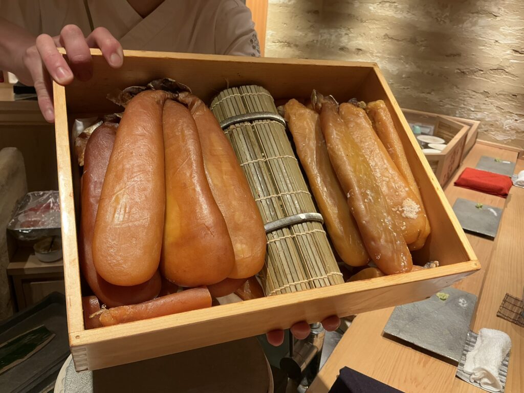 寿司栄のカラスミ