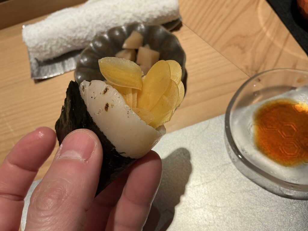 寿司栄のタイラガイ