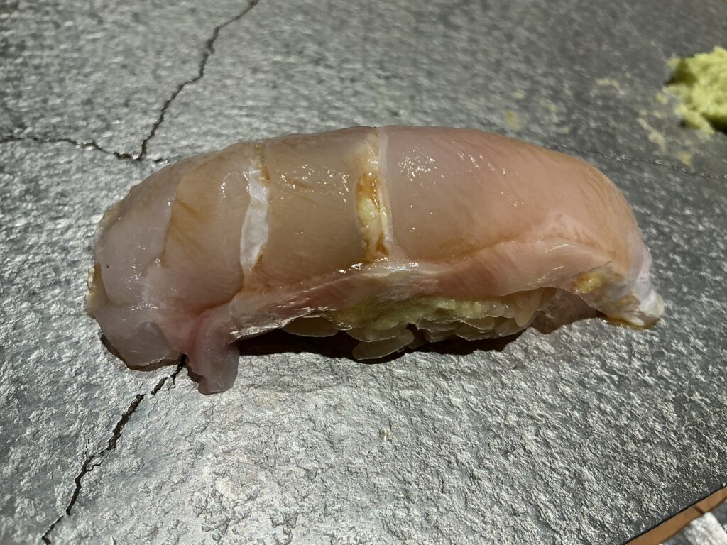 寿司栄のアマダイ