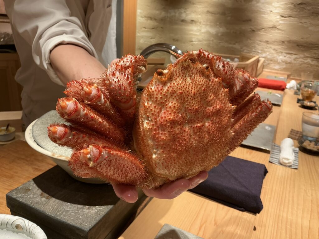 寿司栄のケガニ