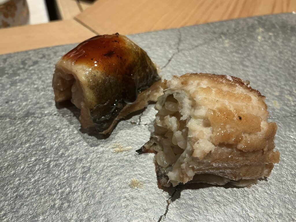 寿司栄のアナゴ