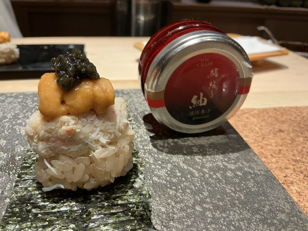 鮨結う紬の港区巻き