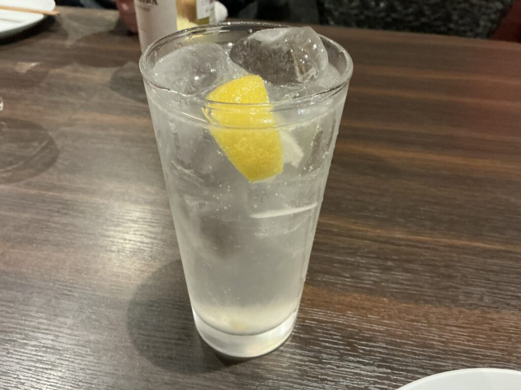 蓮香のレモンサワー