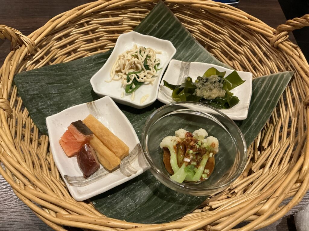 蓮香の前菜5種盛り合わせ