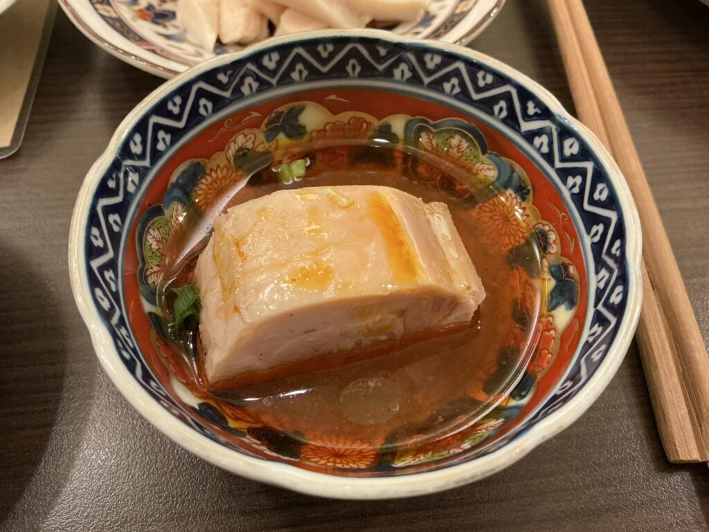 巴蜀の棒棒鶏4種食べ比べ