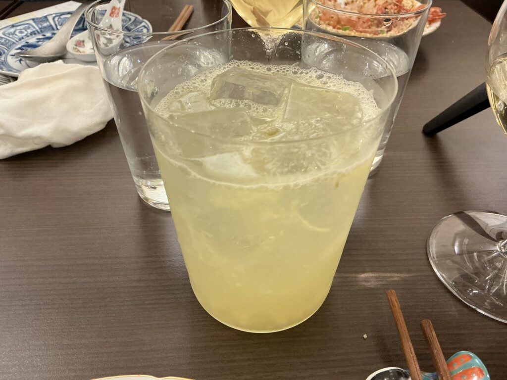 巴蜀の完熟かぼすサワー