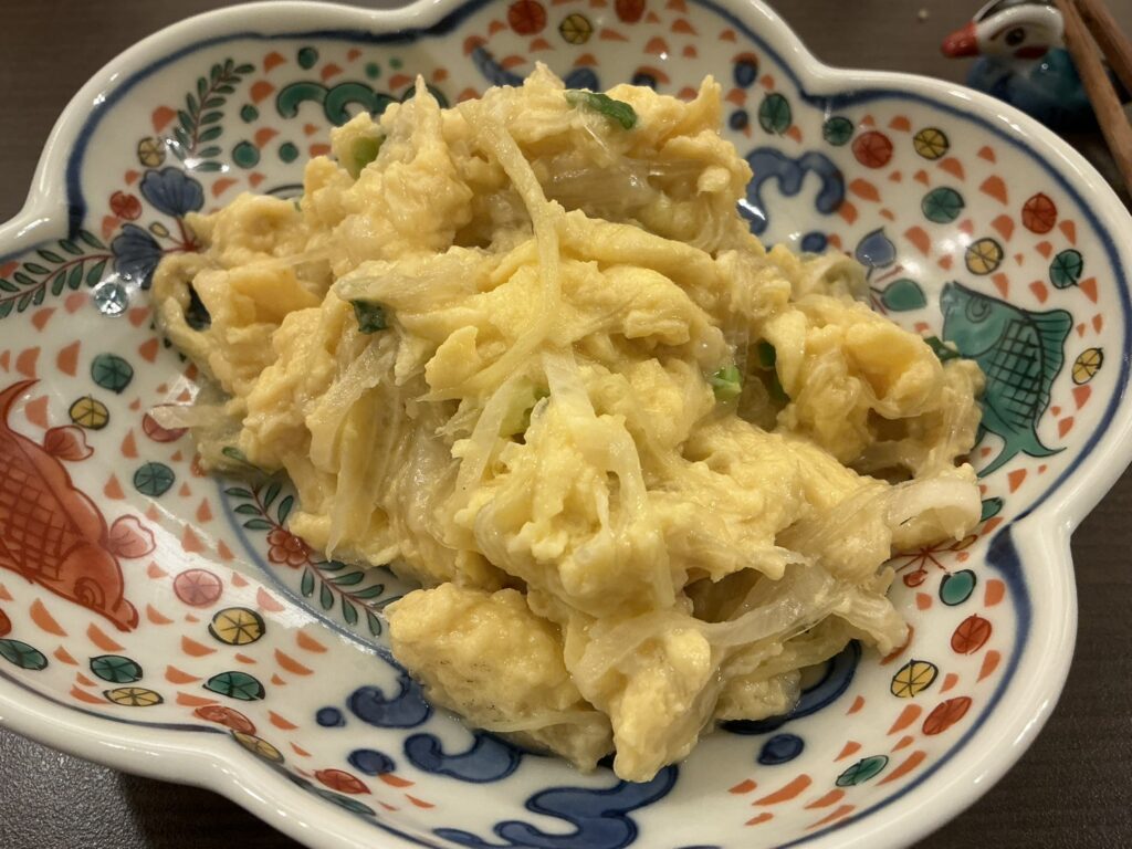 巴蜀のフカヒレ卵炒め