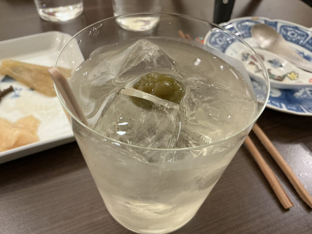 巴蜀の青梅サワー