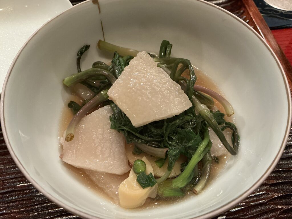 礼讃のタケノコ・田セリ