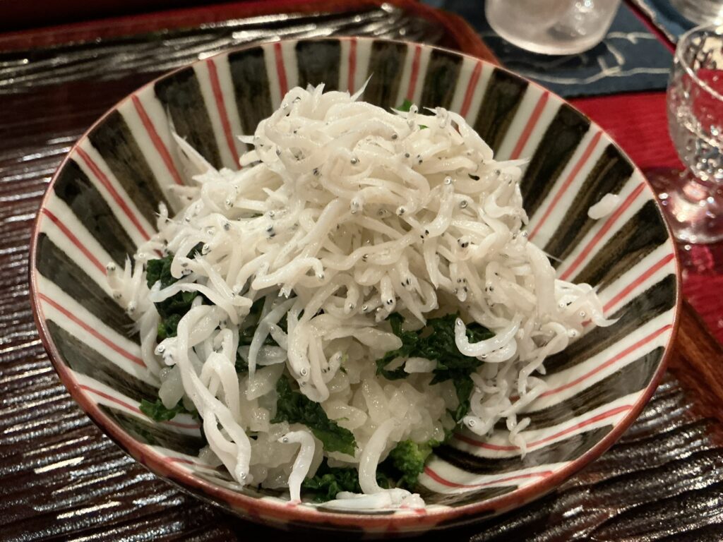 礼讃の菜の花ご飯