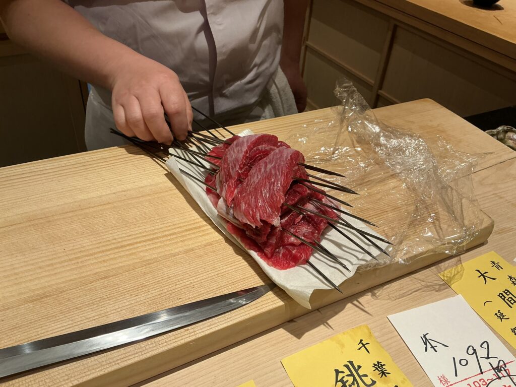 寿司清のマグロ