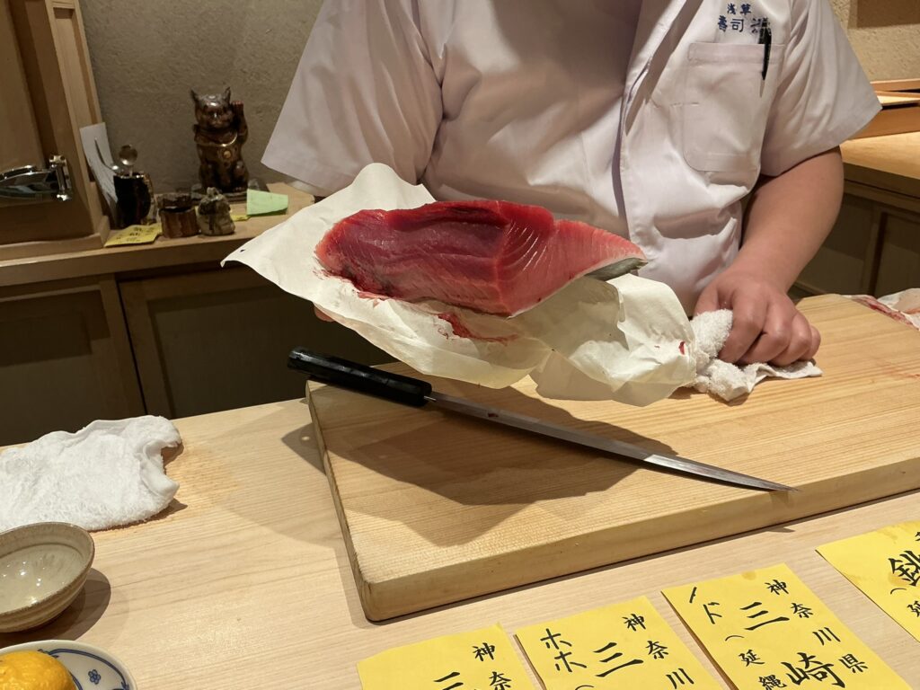 寿司清のマグロ