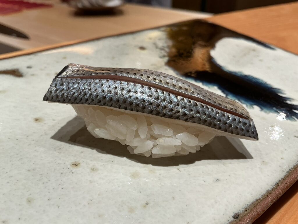 鮨つぼみのコハダ