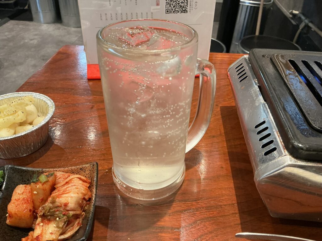 大阪焼肉うしとみのレモンチューハイ