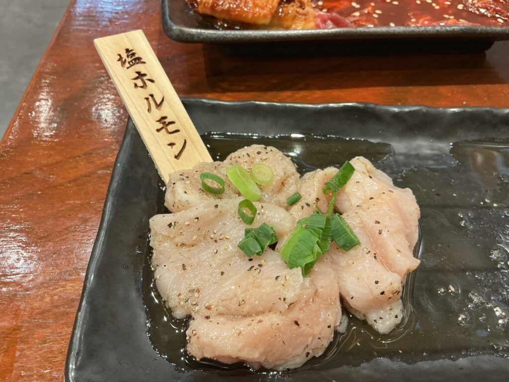 大阪焼肉うしとみの塩ホルモン