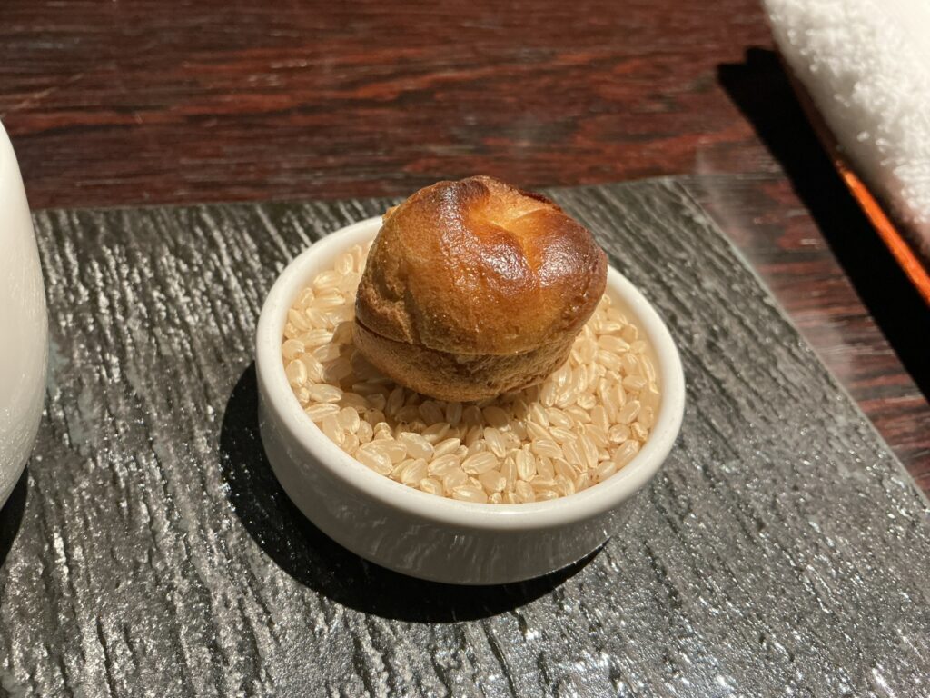 YAKITORI燃esの鶏のリエットと米粉のシュー