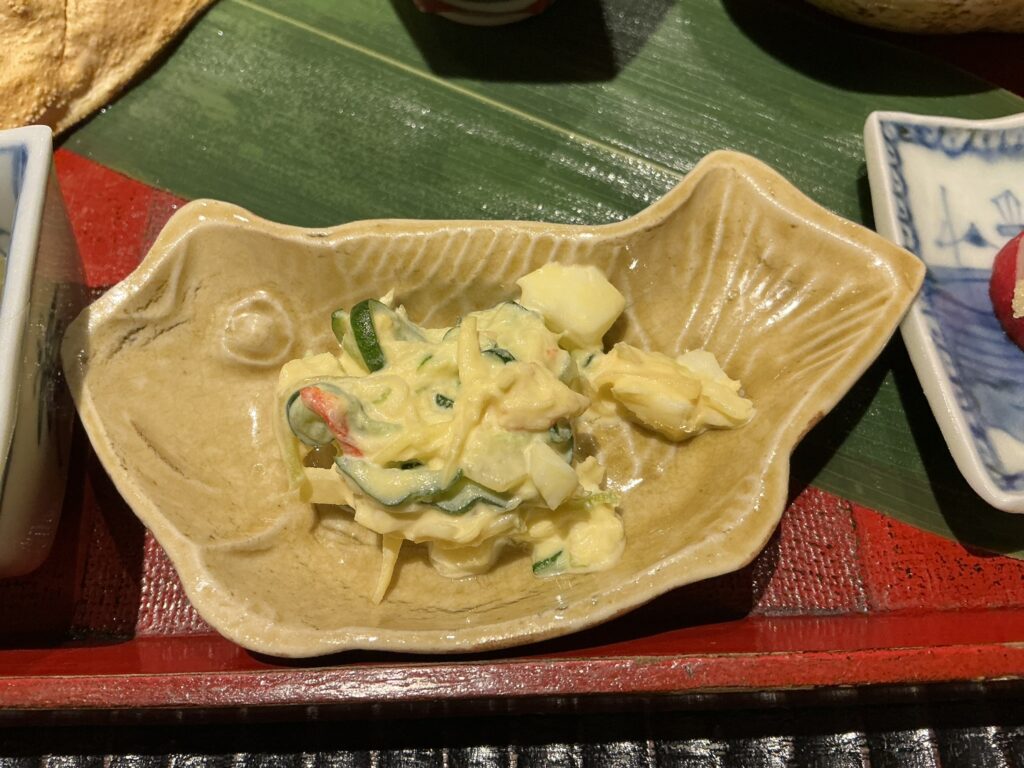 三分楼のカニサラダ