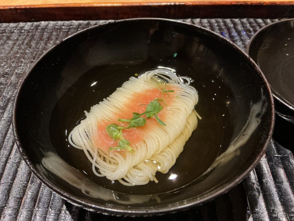 三分楼の稲庭素麺