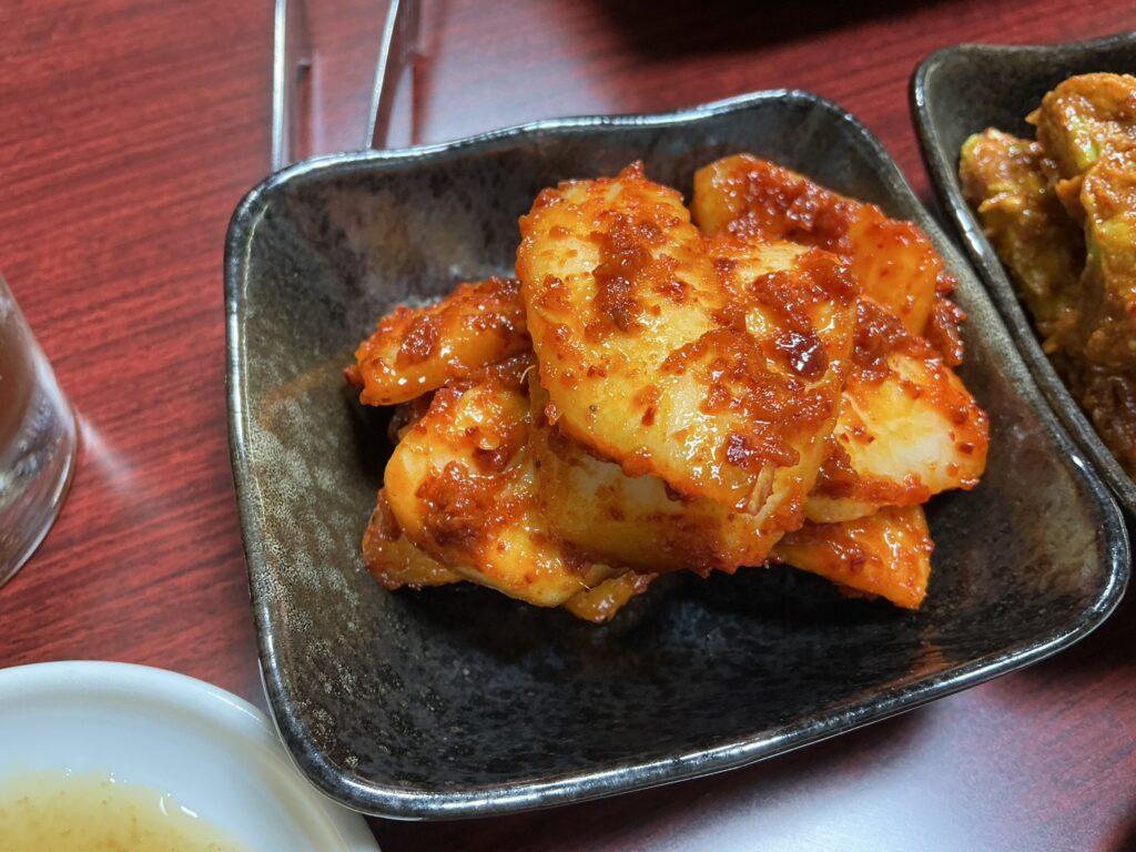 焼肉幸泉のキムチ