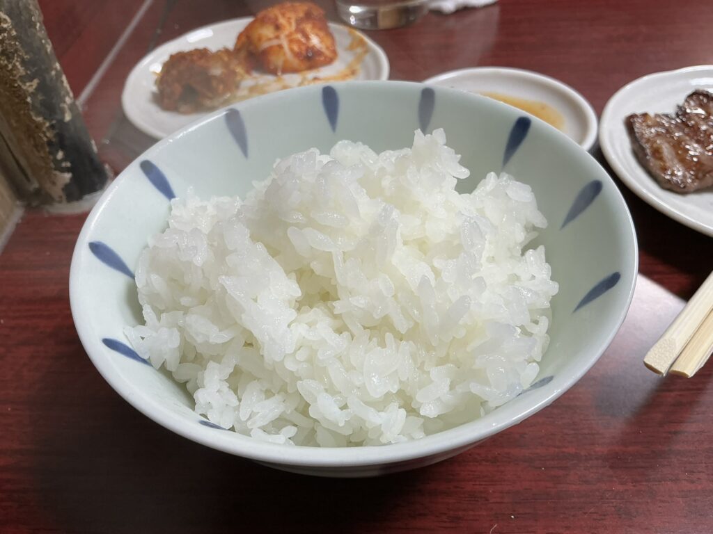 焼肉幸泉のライス
