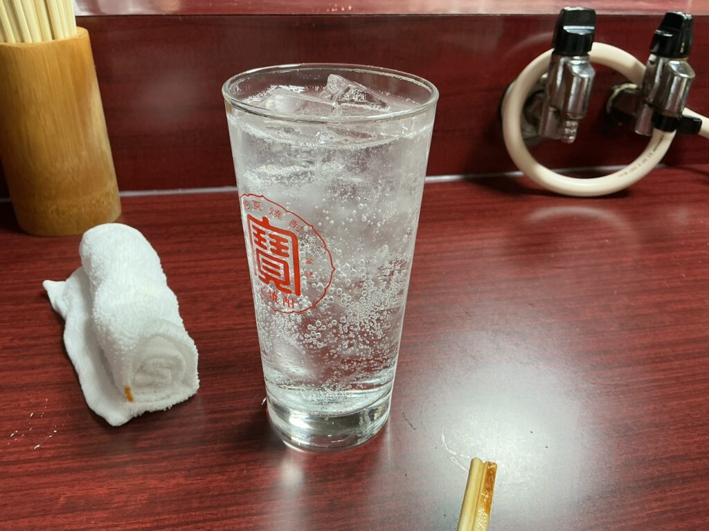 焼肉幸泉のチューハイ