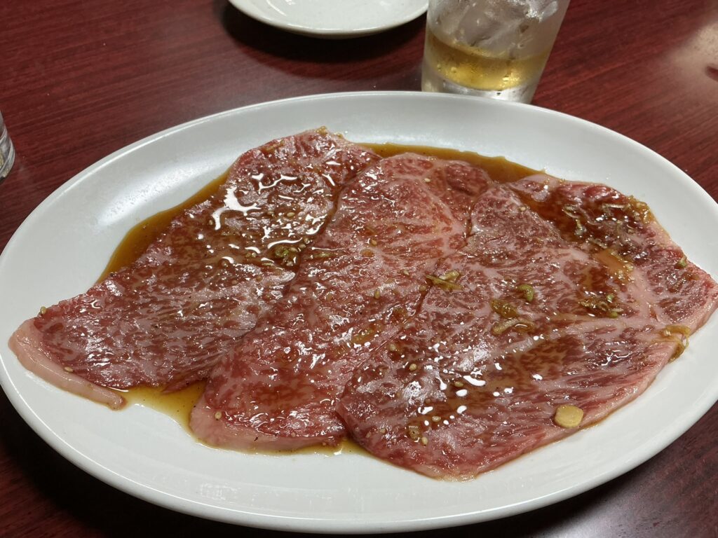 焼肉幸泉の上ロース