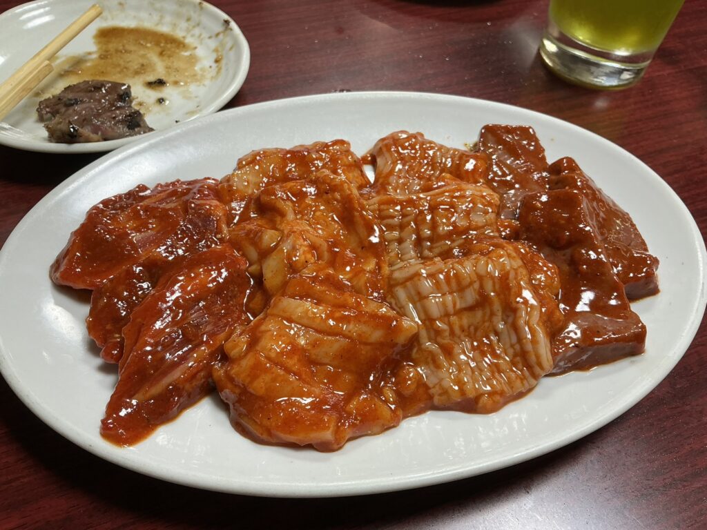焼肉幸泉のホルモン