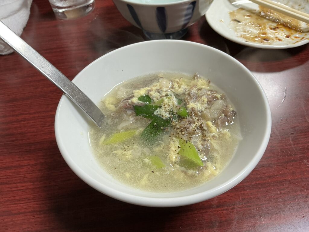 焼肉幸泉のコムタンスープ