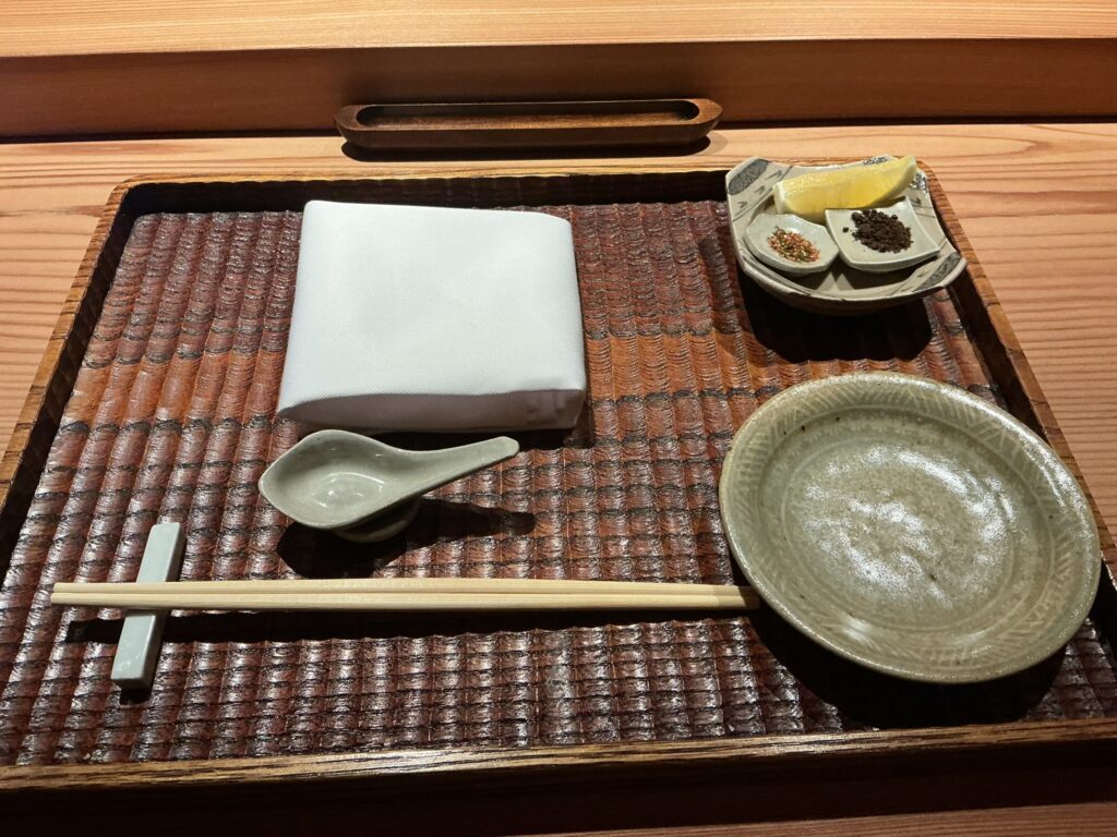 利行のカウンターセット