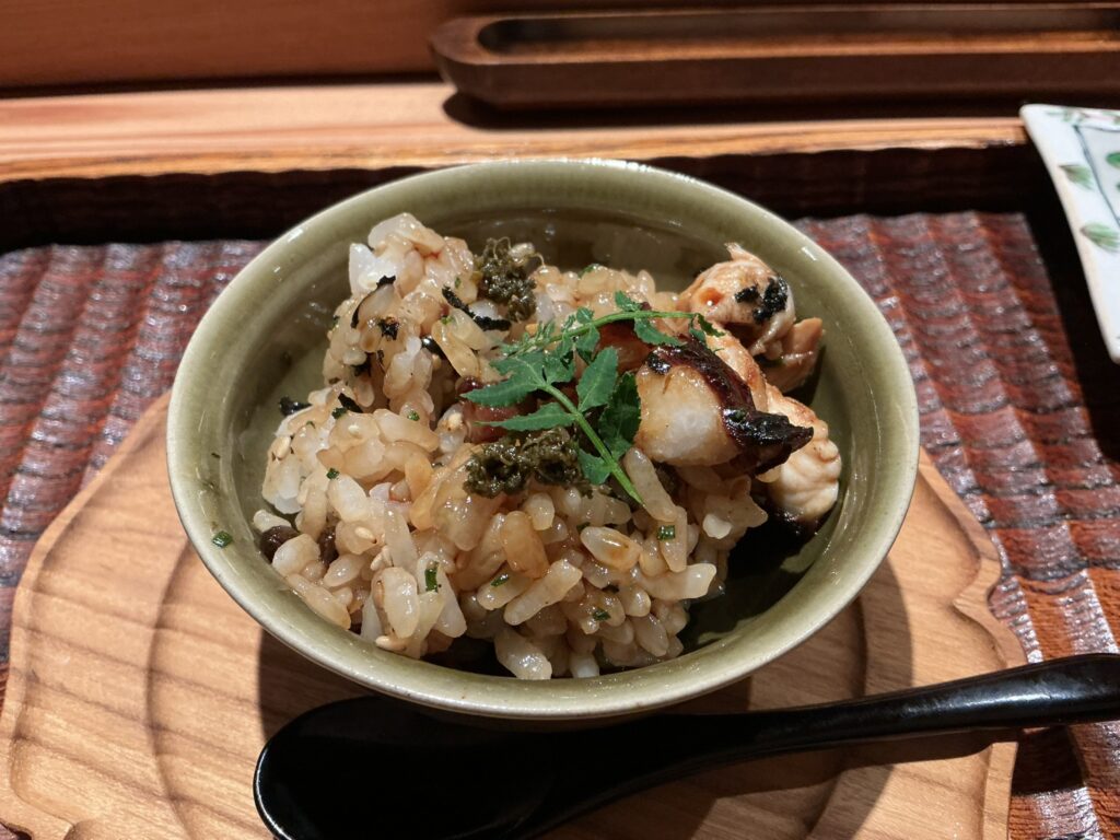 利行の焼鳥の混ぜご飯