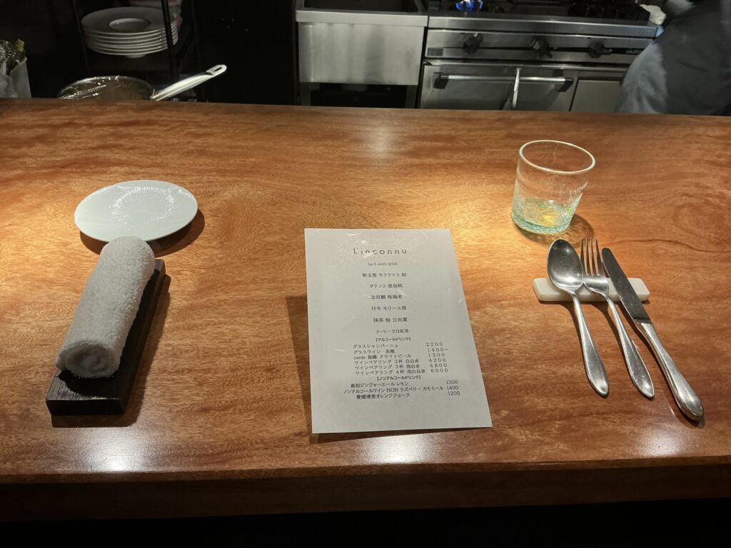 ランコニュのカウンターセット