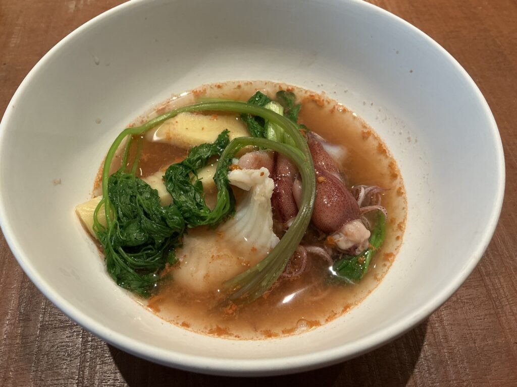 白土の松皮鰈/生蛍烏賊/筍/山人参