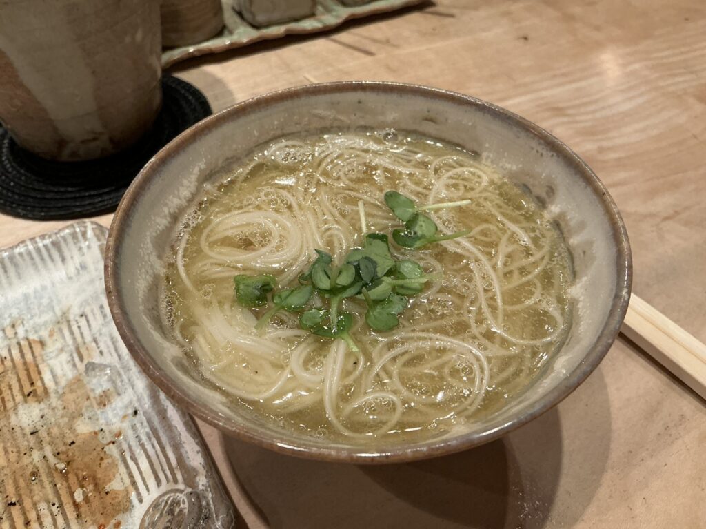 鳥しきの白湯スープ